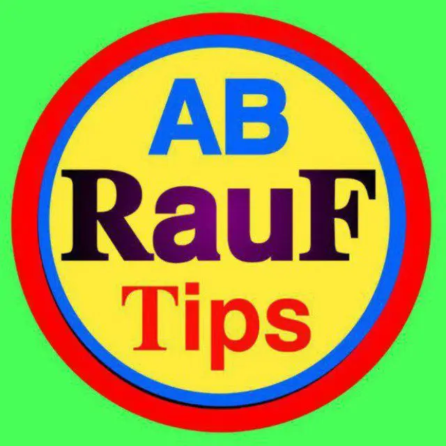 ️AB Rauf Tips ️ Click the link now to receive GIFT🎁